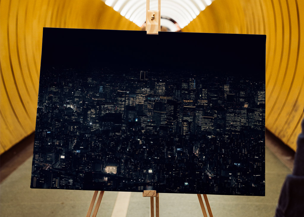 La ville de Tokyo la nuit