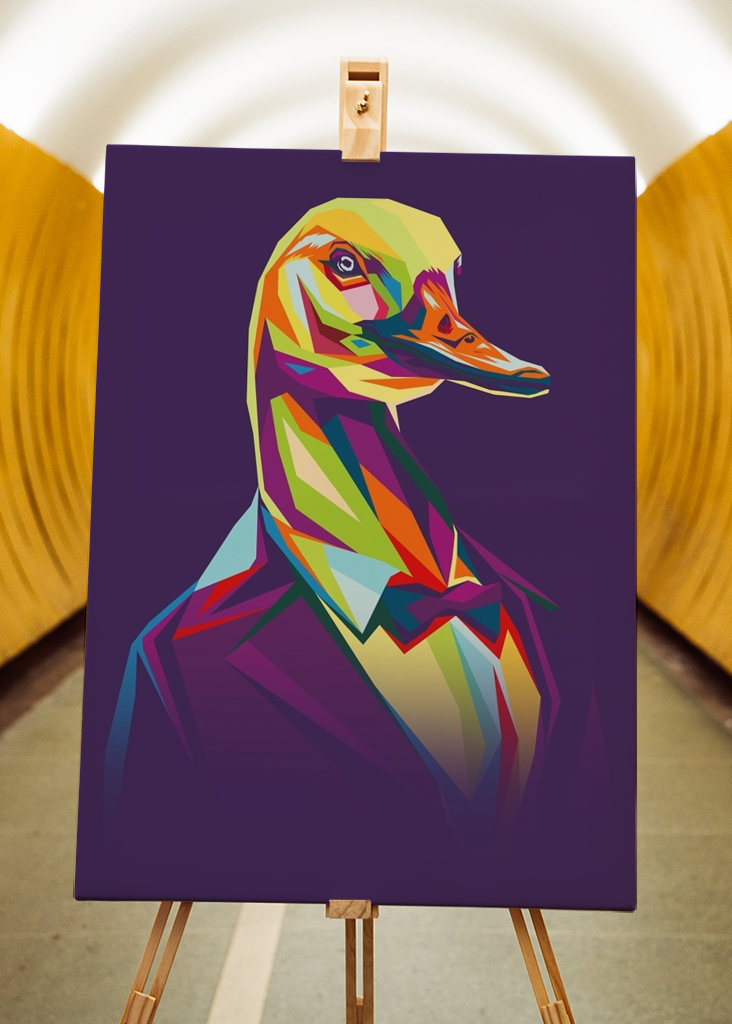Mr Duck Pop Art