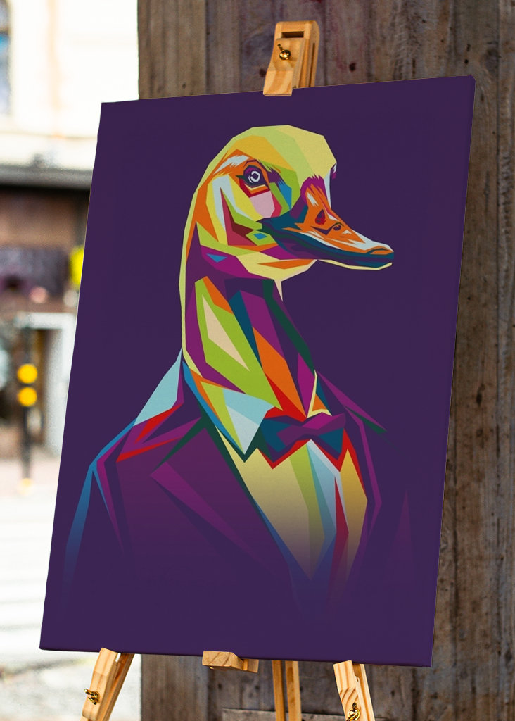 Mr Duck Pop Art