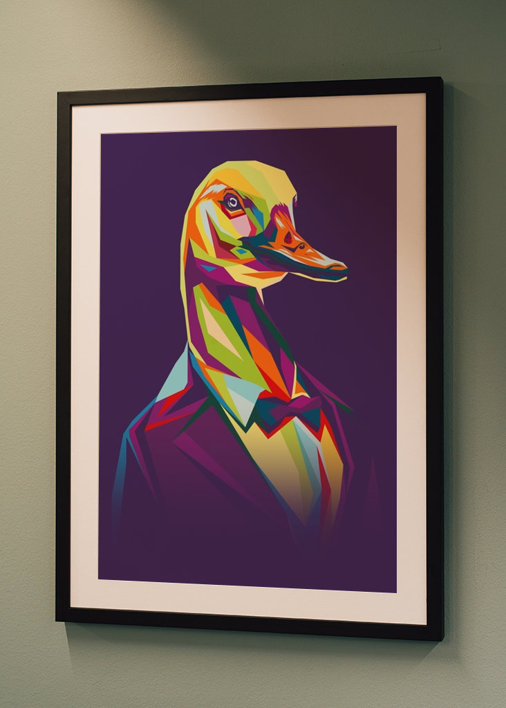 Mr Duck Pop Art