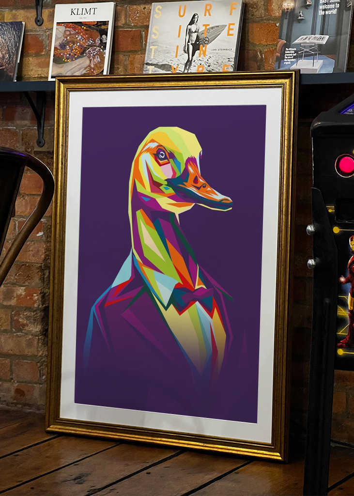 Mr Duck Pop Art