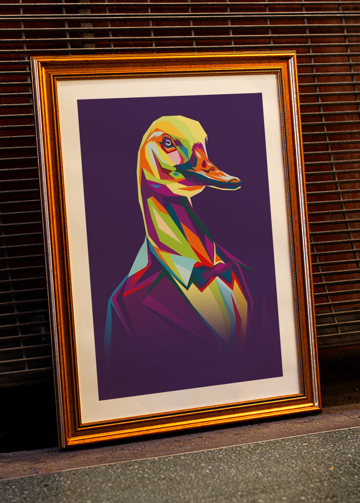 Mr Duck Pop Art