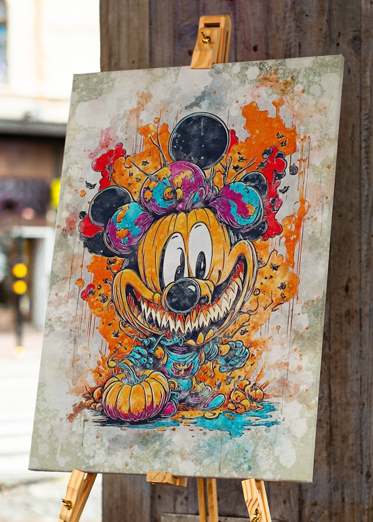 Mickey Mouse žena Halloween