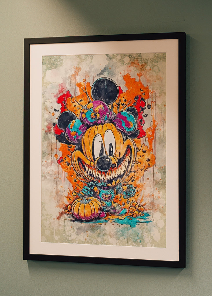 Mickey Mouse žena Halloween