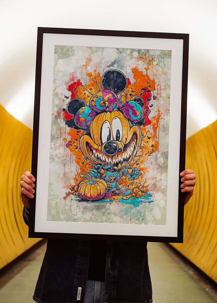 Mickey Mouse žena Halloween