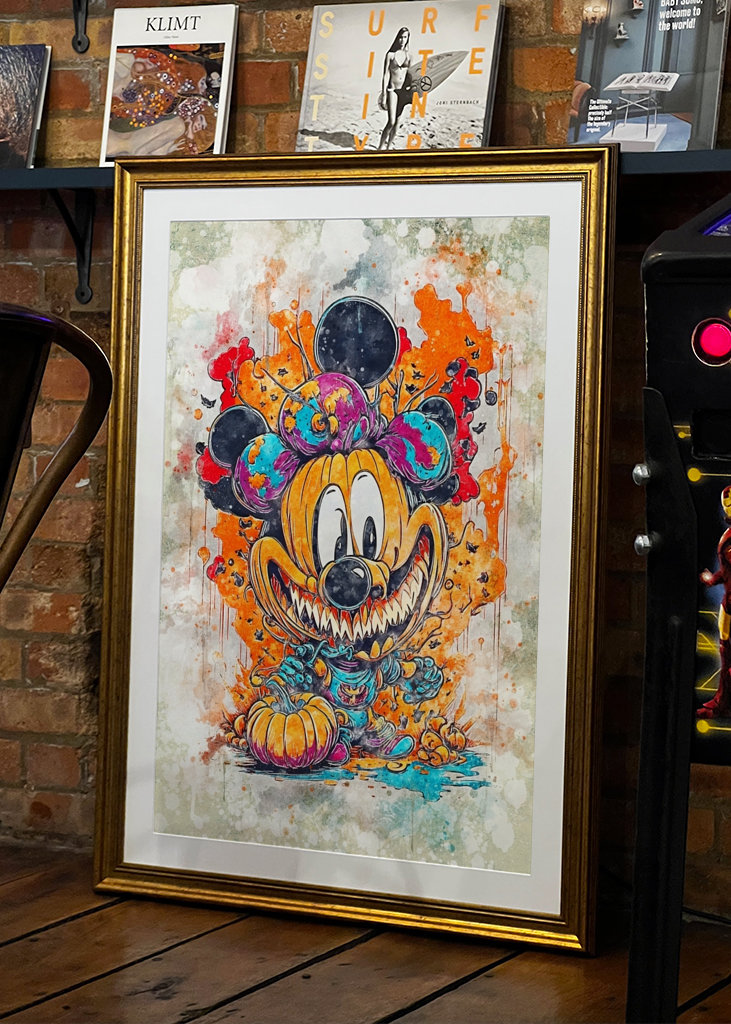 Mickey Mouse žena Halloween