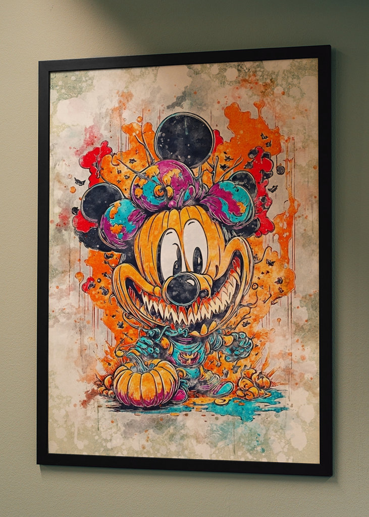 Mickey Mouse žena Halloween