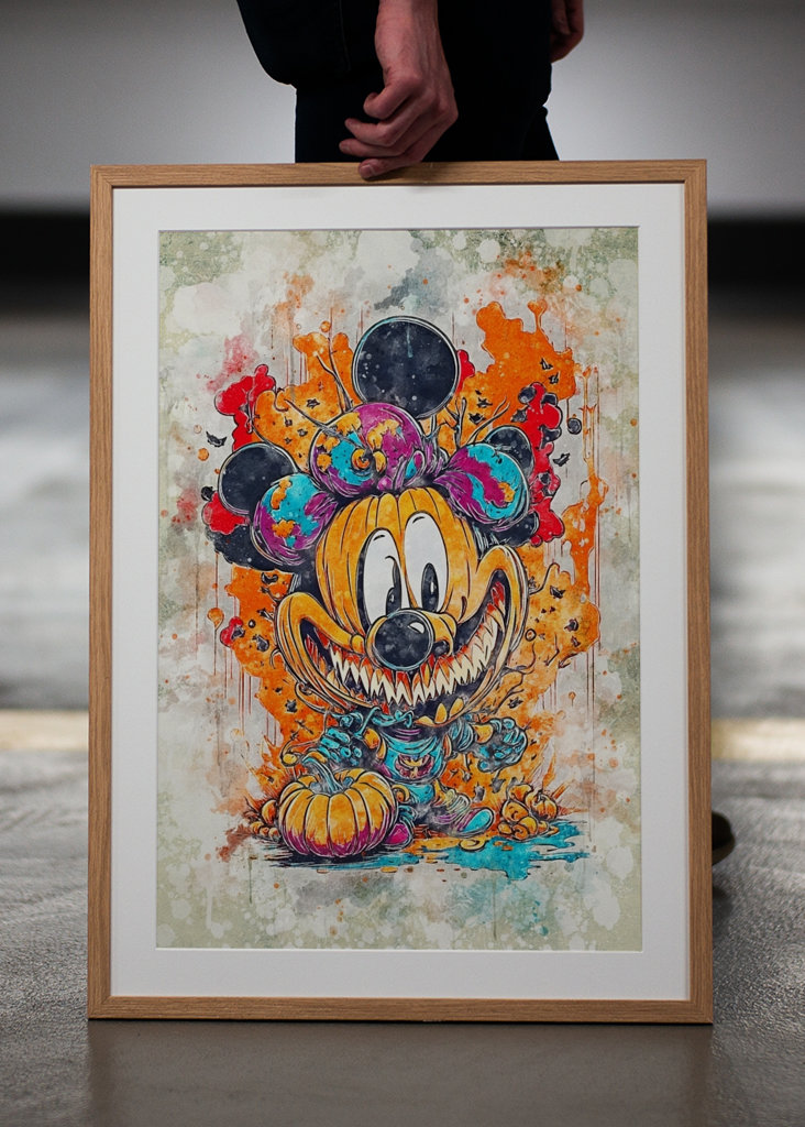 Mickey Mouse žena Halloween