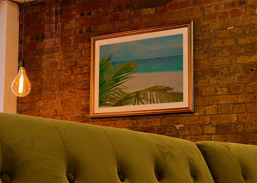 Palm tree with oceanview