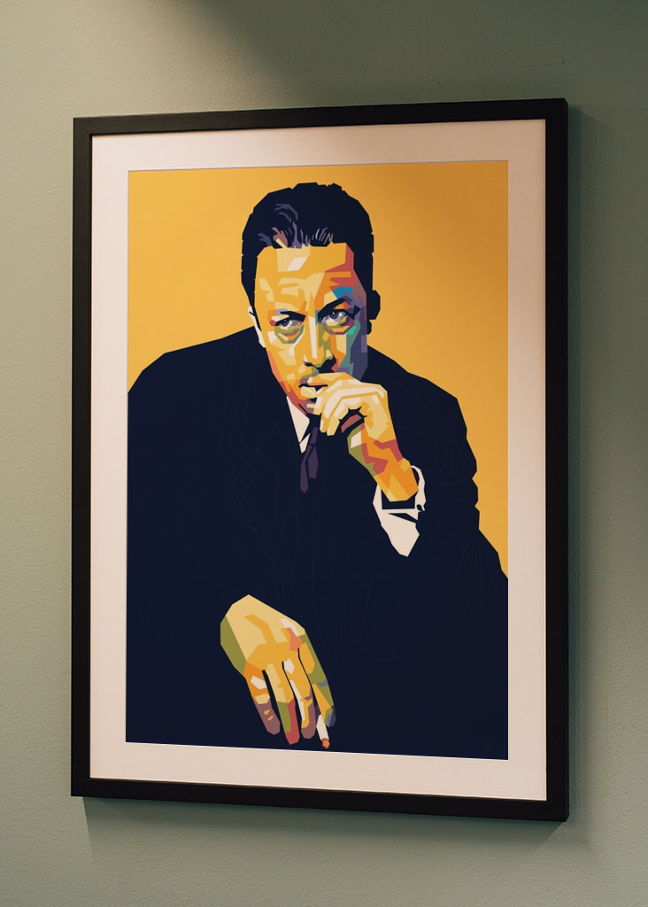 Albert Camus Pop Art