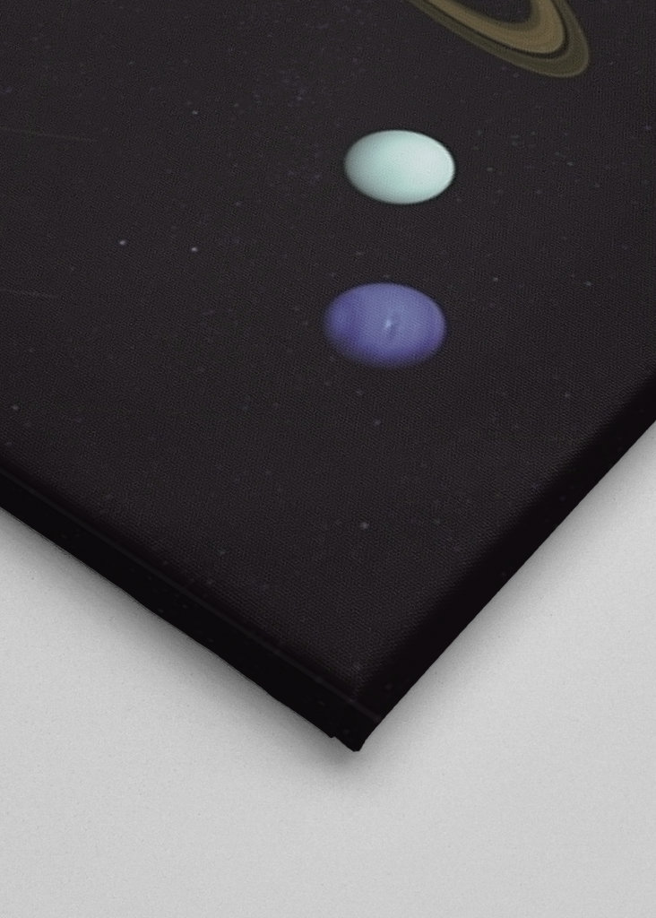 Das Sonnensystem mit Daten