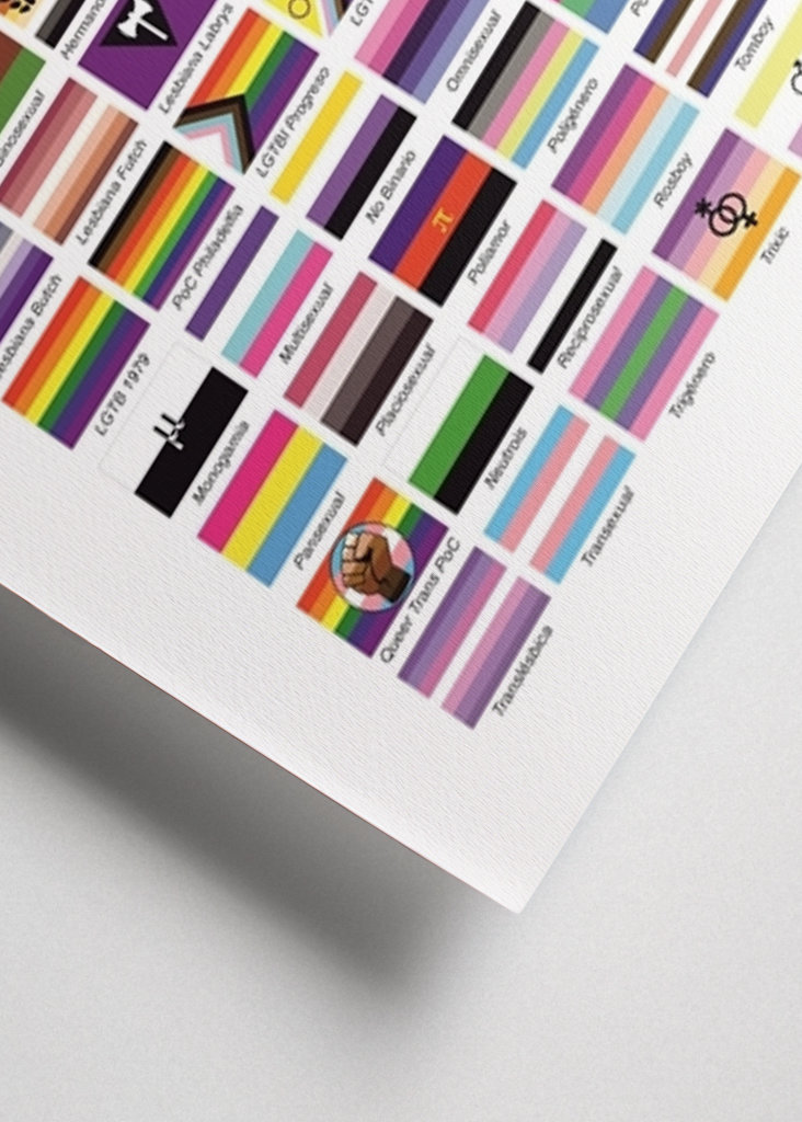 LGBTQIA+ Pride flags - Spanish