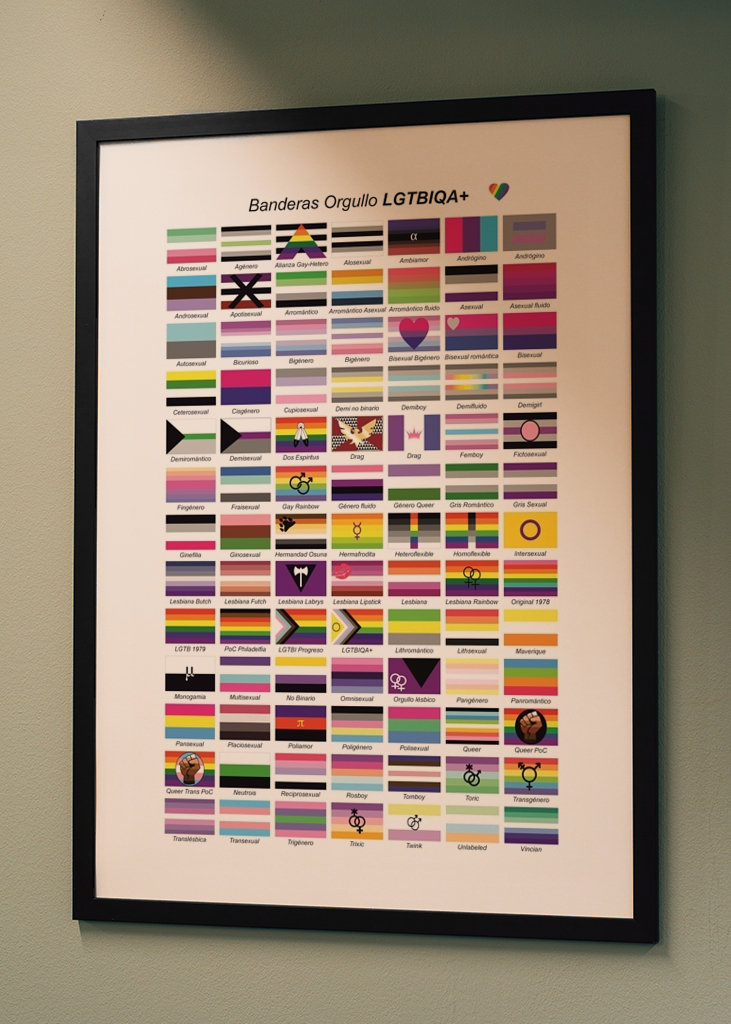 LGBTQIA+ Pride flags - Spanish