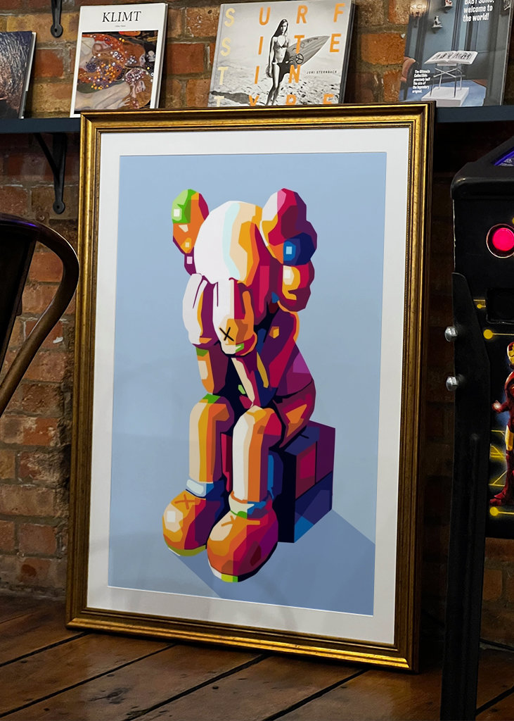 KAWS Pop art posters & prints by MK STUDIO - Printler