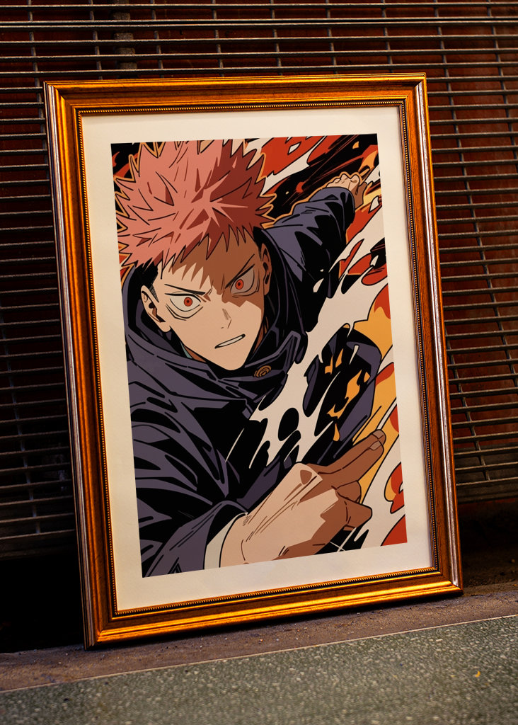 Yuji Itadori - Flame Fist