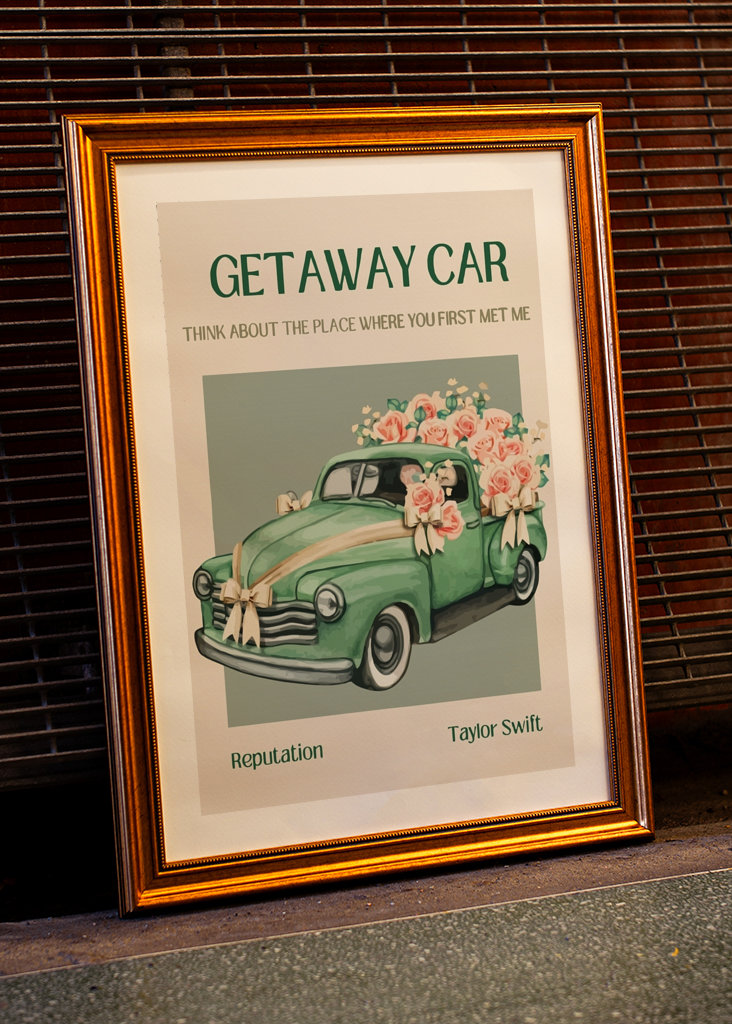 Taylor Swift Getaway Car