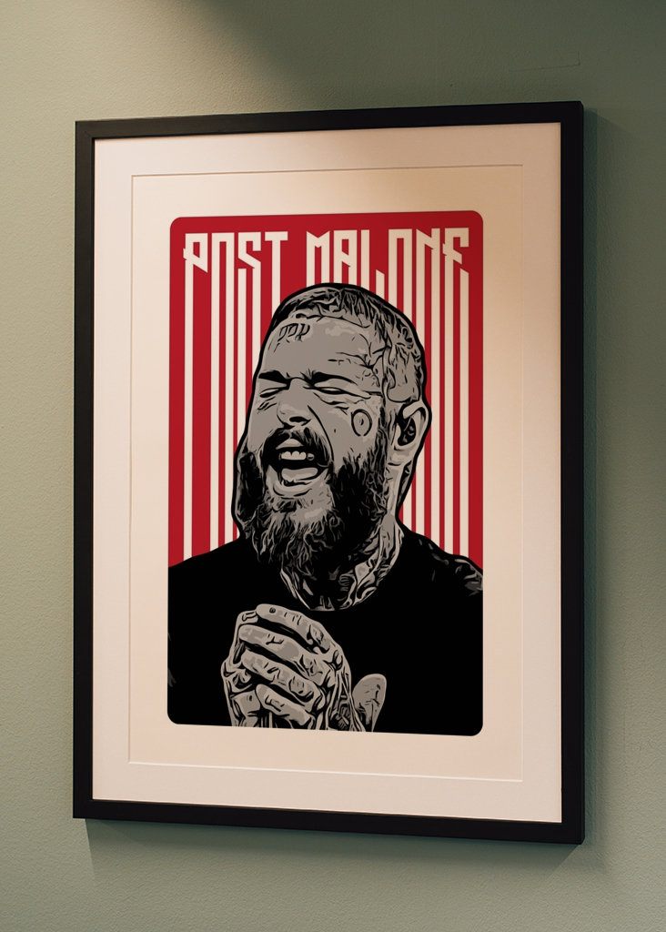 Post Malone Portrait