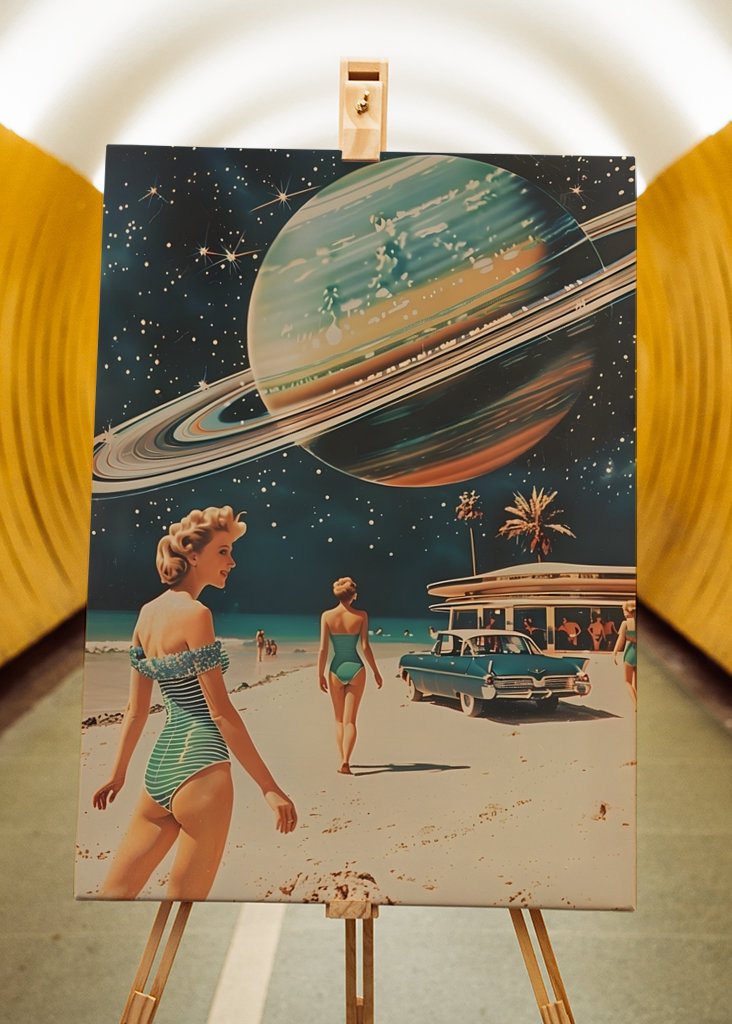 Surreal Retro Sci-fi Collage 1