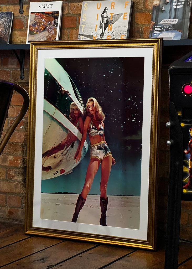 Retro sci-fi umění 01