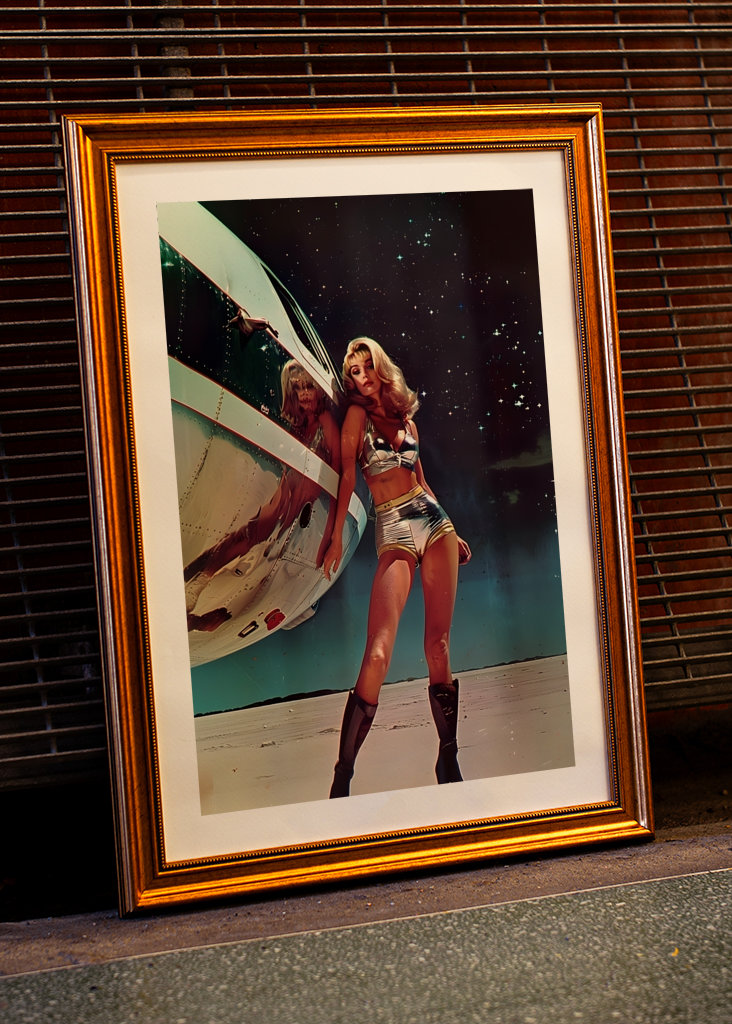 Retro sci-fi umění 01