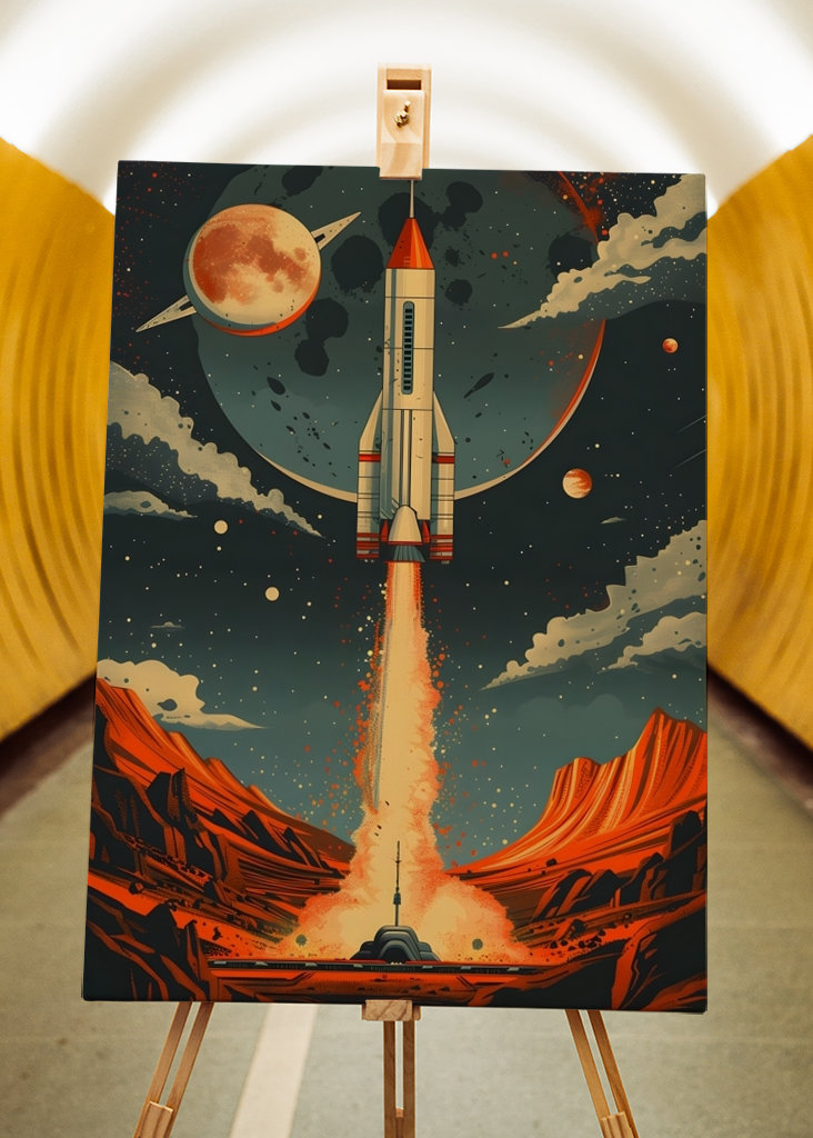 Retrofuturistické rakety