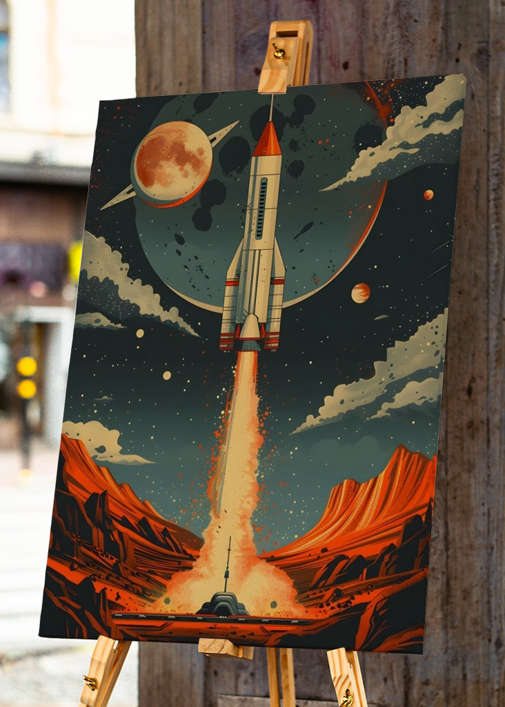 Retrofuturistické rakety