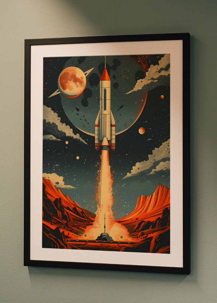 Retrofuturistické rakety