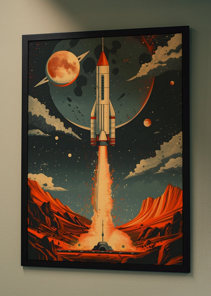 Retrofuturistické rakety