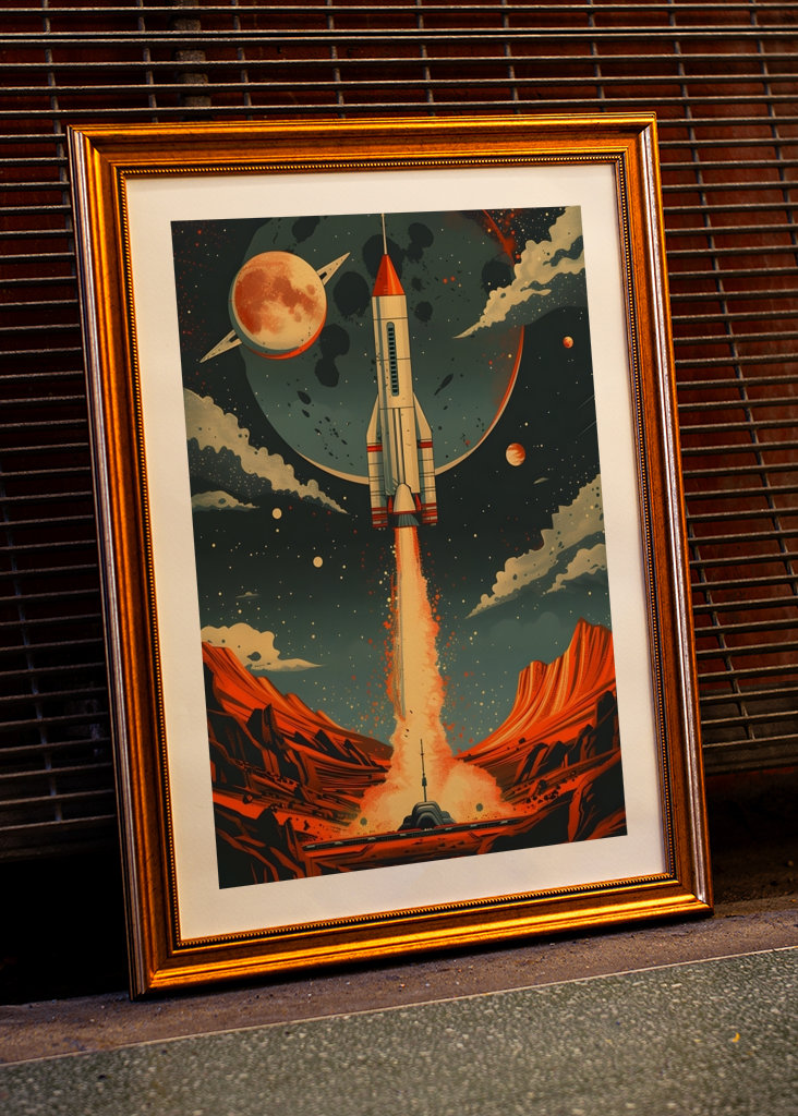 Retrofuturistické rakety