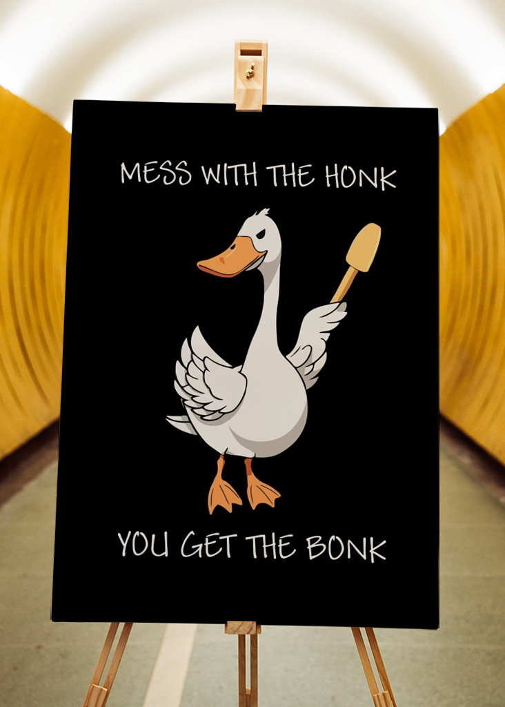 Hloupá husa troubí Bonk