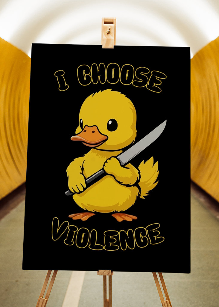 I Choose Violence Duck