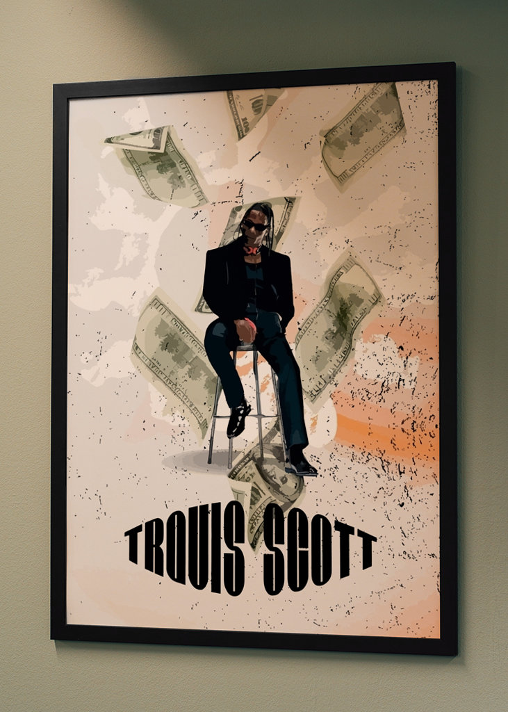 Musikplakat Travis Scott