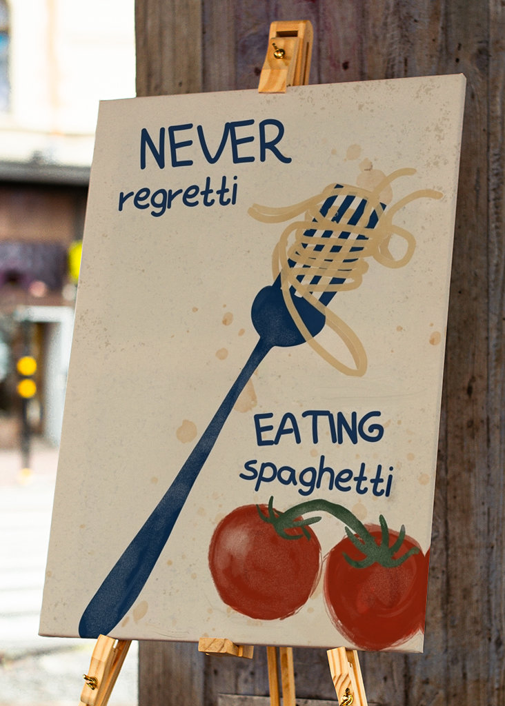 Fortryder aldrig spaghetti
