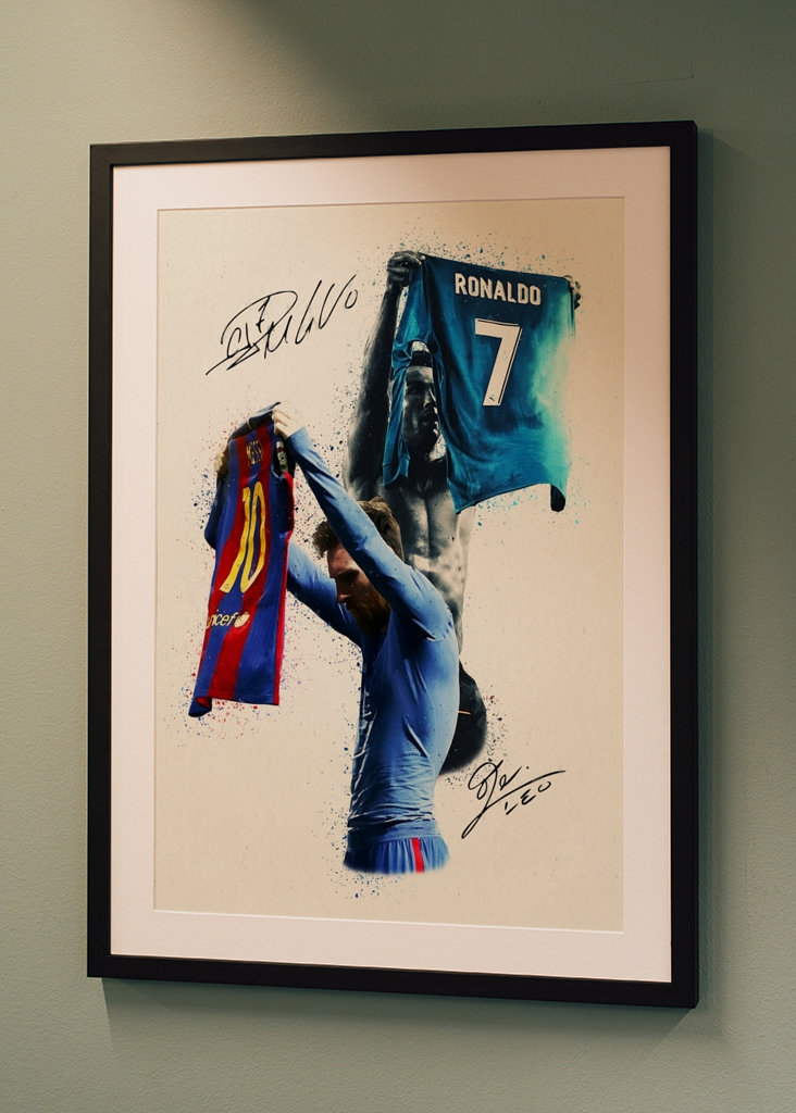 Podpis Messiego i Ronaldo