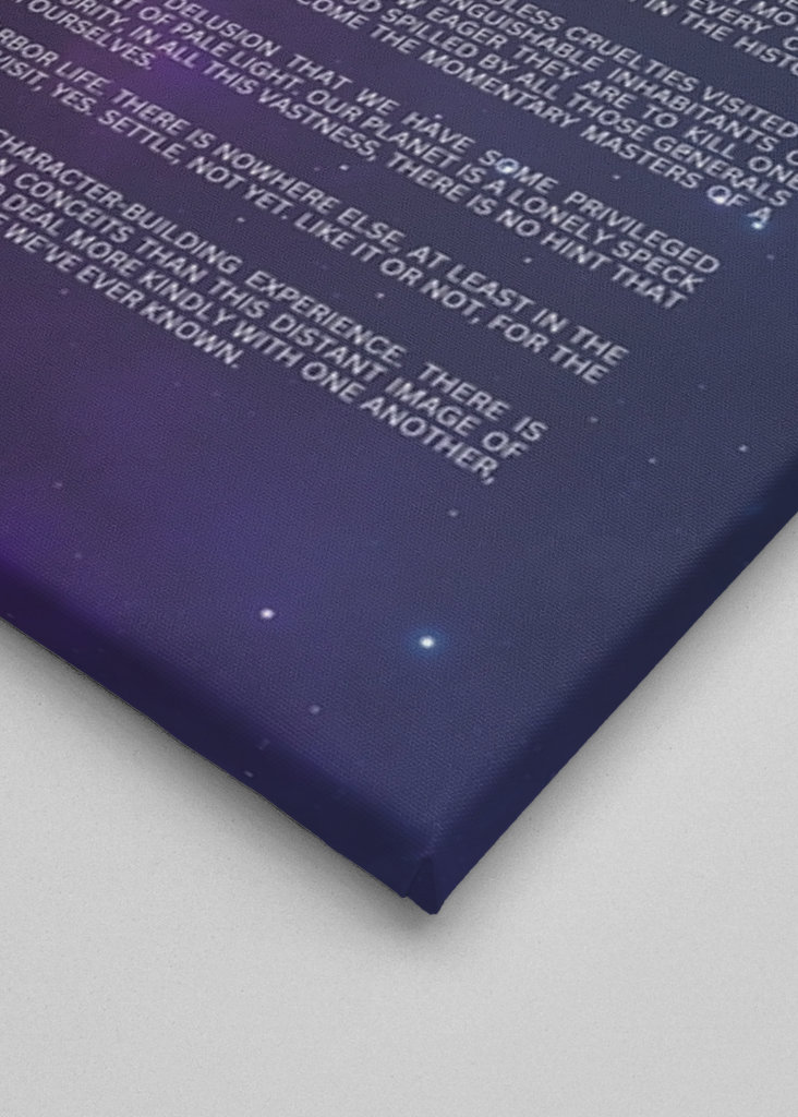 Blassblauer Punkt Rede