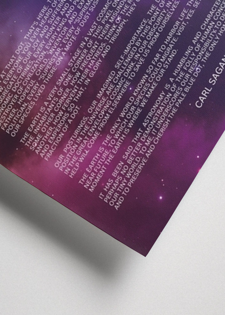 Blassblauer Punkt Rede