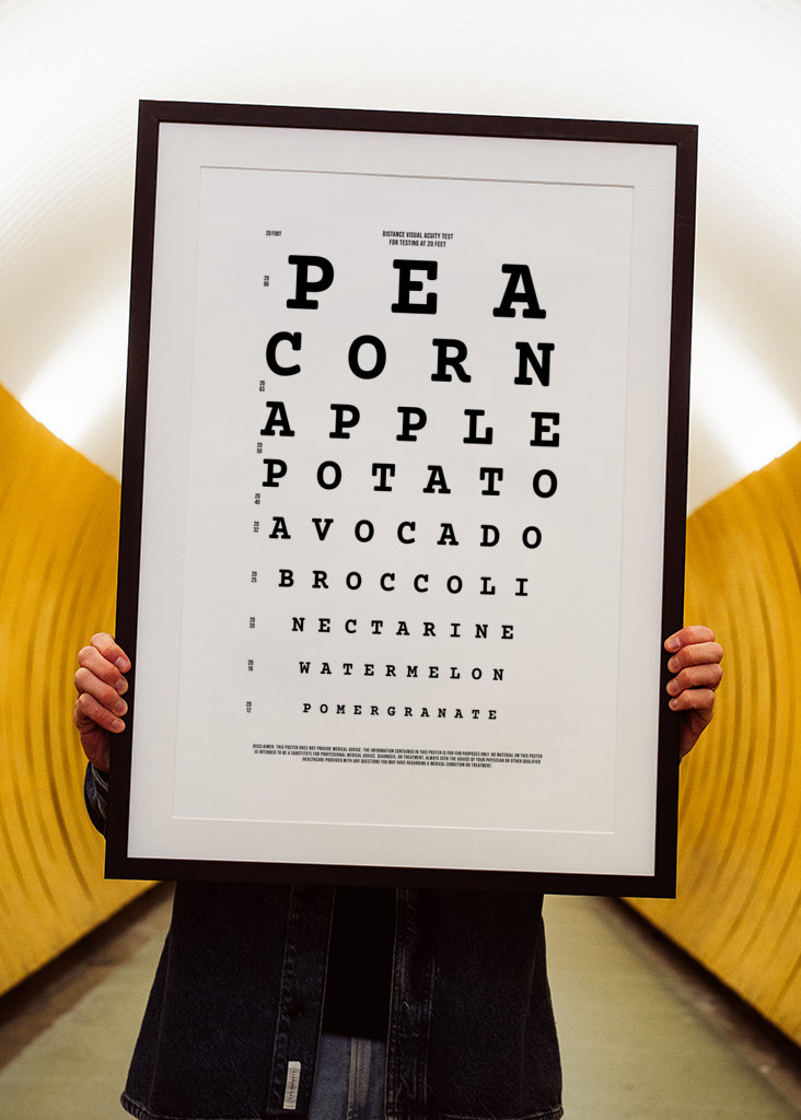 Visual Test Veggies and Fruits