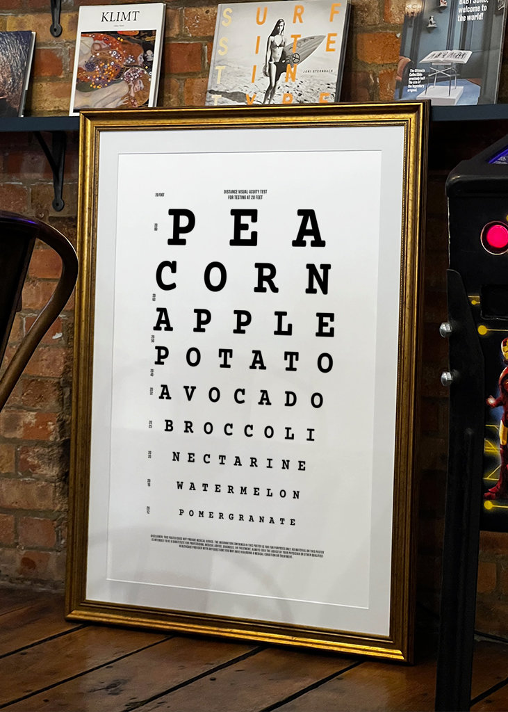 Visual Test Veggies and Fruits