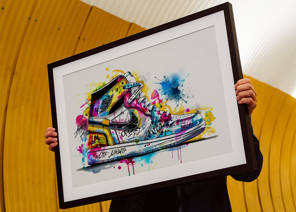 Pop art Sneaker Graffiti