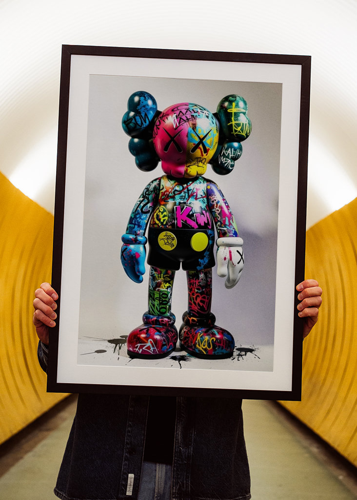 Pop-Art KAWS-Graffiti