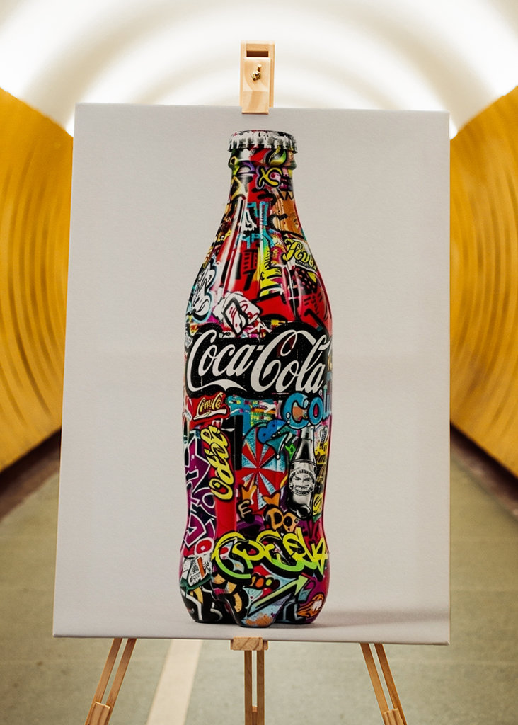 Pop art Coca cola Graffiti