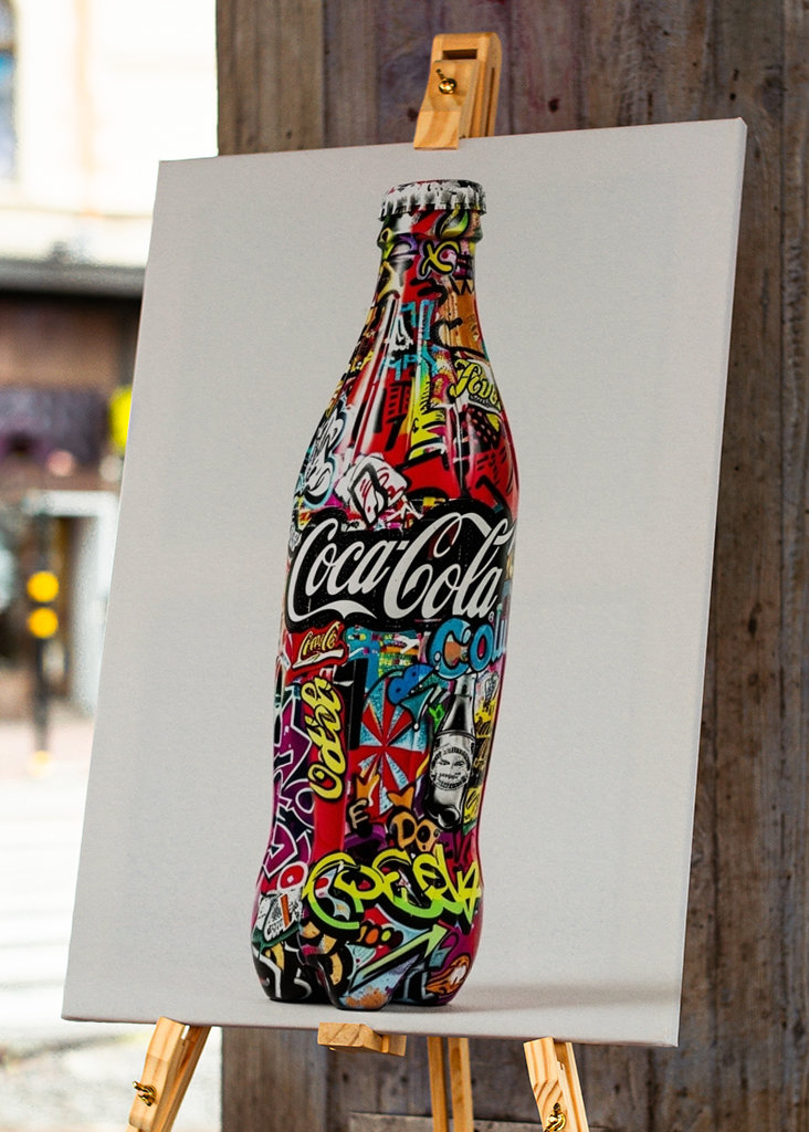Pop art Coca cola Graffiti