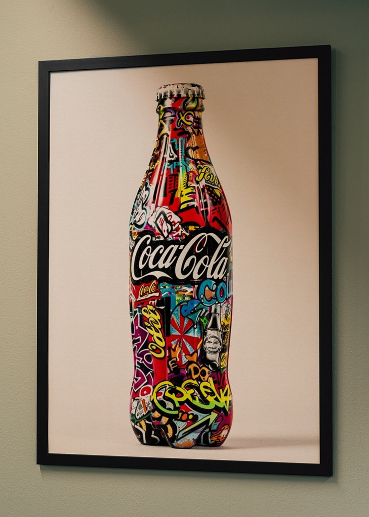 Pop art Coca cola Graffiti