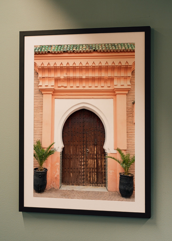 Portas do palácio em Marraquexe