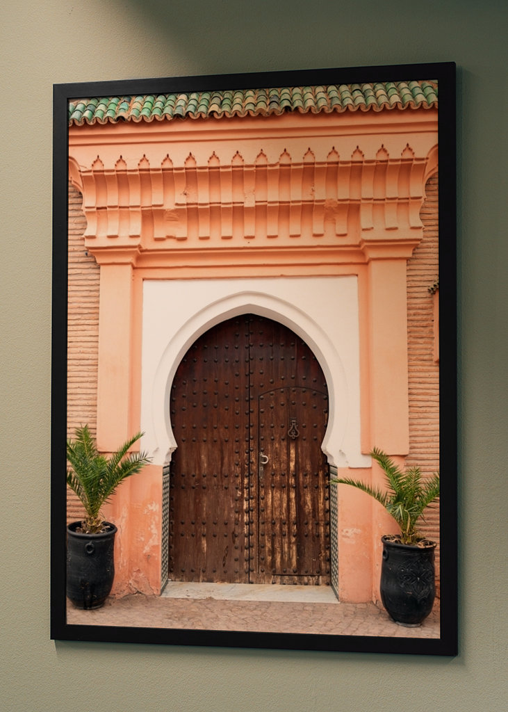 Portas do palácio em Marraquexe