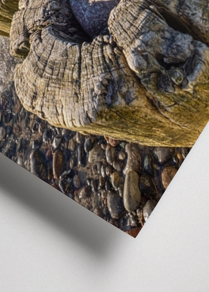 Groyne with waves in the sea