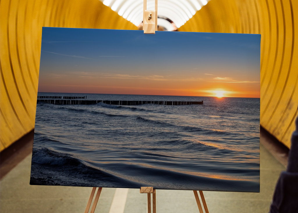 Sunset on the Baltic Sea