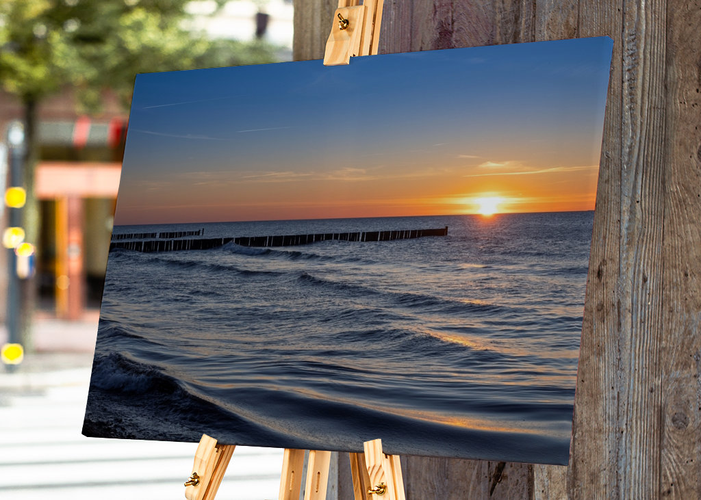 Sunset on the Baltic Sea