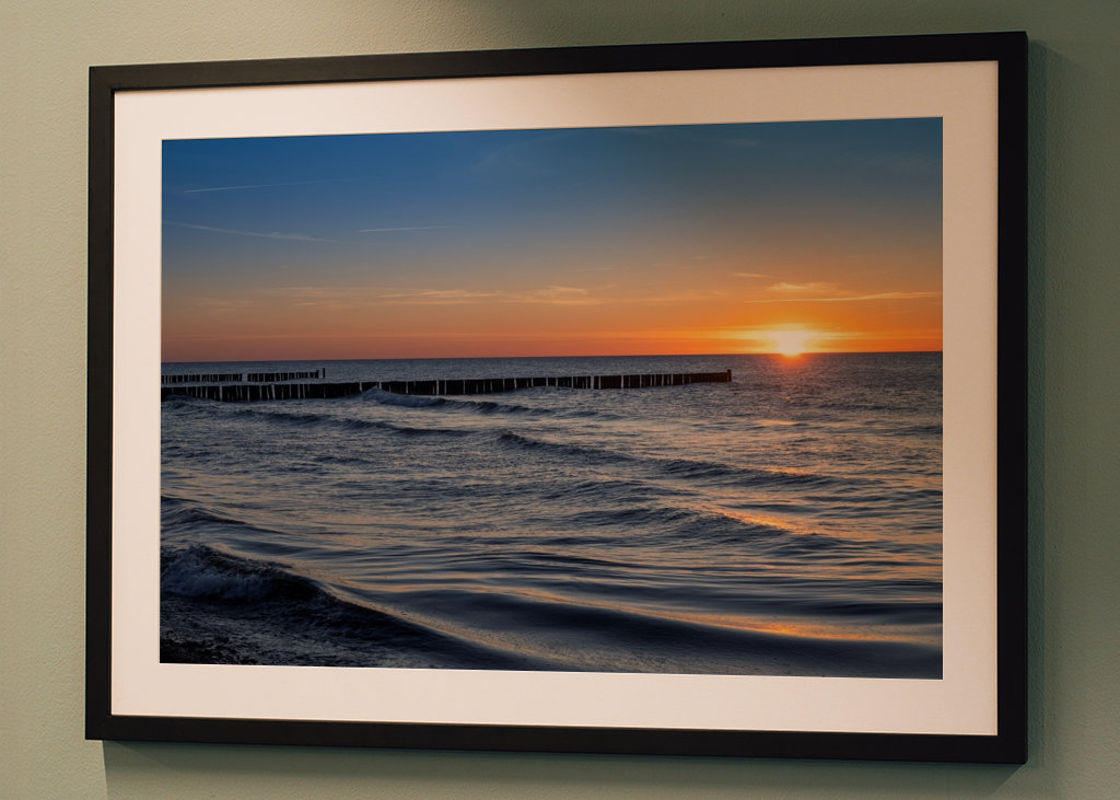 Sunset on the Baltic Sea