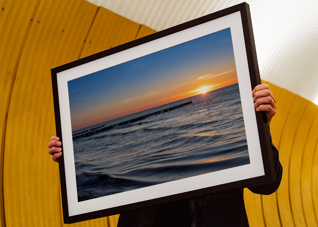 Sunset on the Baltic Sea